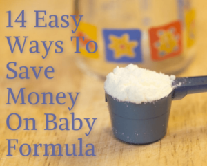 14 ways to save money on formula