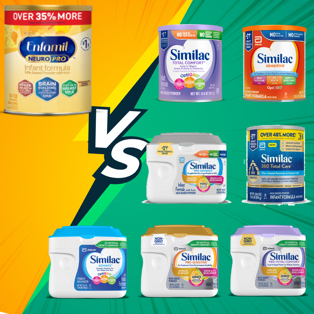 You are currently viewing Enfamil Neuropro vs All Similac Formulas : Full Comparison
