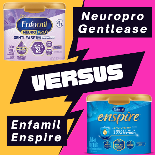 Enfamil Neuropro Gentlease vs Enfamil Enspire