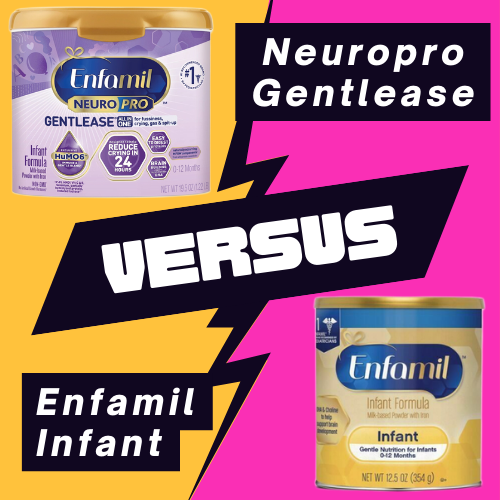 Enfamil Neuropro Gentlease vs Enfamil Infant