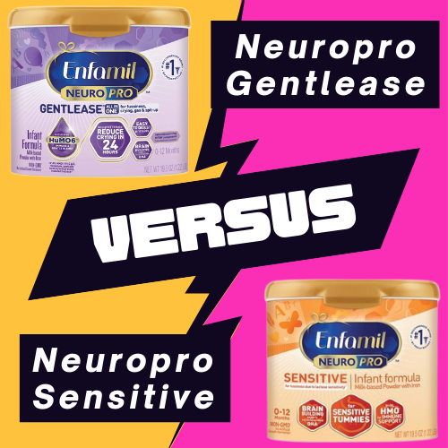Enfamil Neuropro Gentlease vs Enfamil Neuropro Sensitive