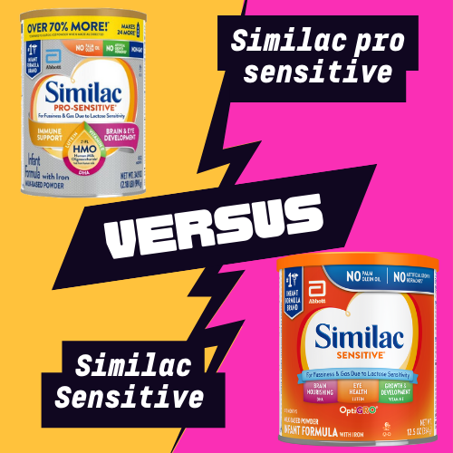 Similac Sensitive vs Similac Pro Sensitive