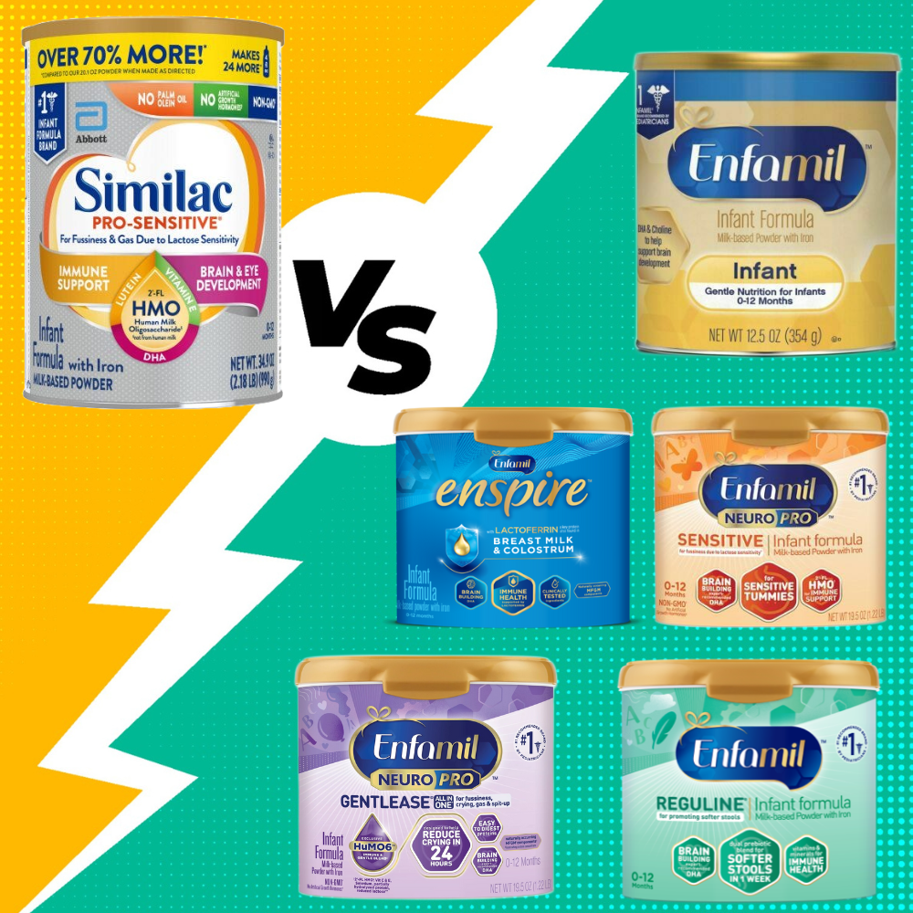 You are currently viewing Similac Pro Sensitive Vs All Enfamil Formulas: Full Comparison