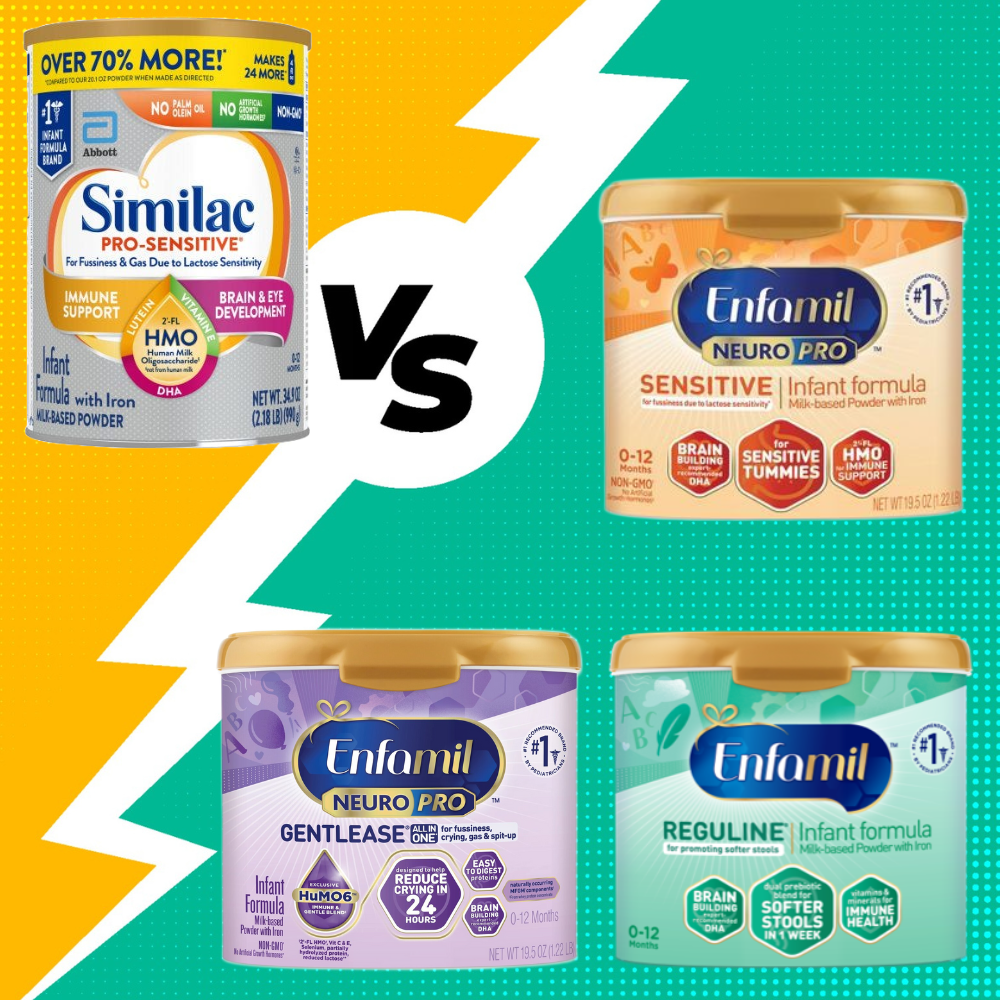 You are currently viewing Similac Pro Sensitive Vs All Enfamil Formulas: Full Comparison