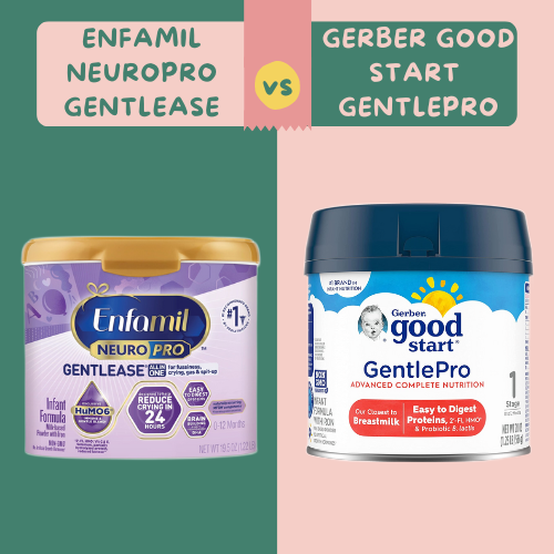 Enfamil Neuropro Gentlease vs Gerber Good Start GentlePro