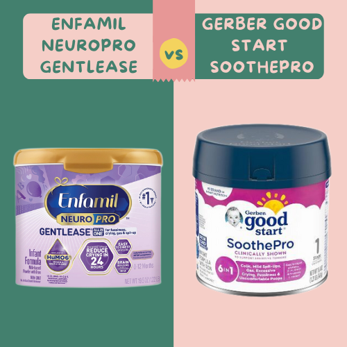 Enfamil Neuropro Gentlease vs Gerber Good Start SoothePro