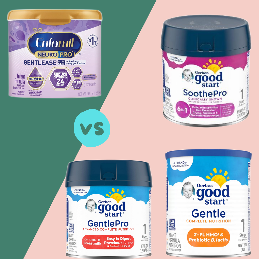 Read more about the article Enfamil Neuropro Gentlease Vs All Gerber Good Start Formulas: Full Comparison