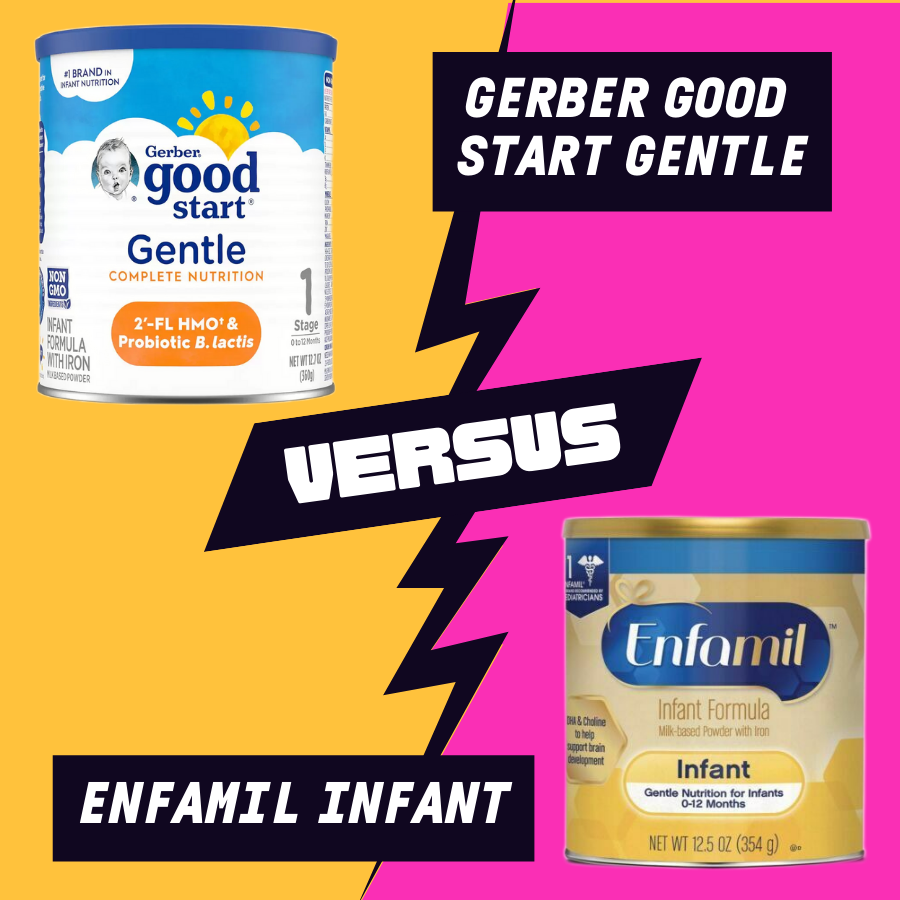 You are currently viewing Enfamil Infant Vs Gerber Good Start Gentle: Which One is The Best?