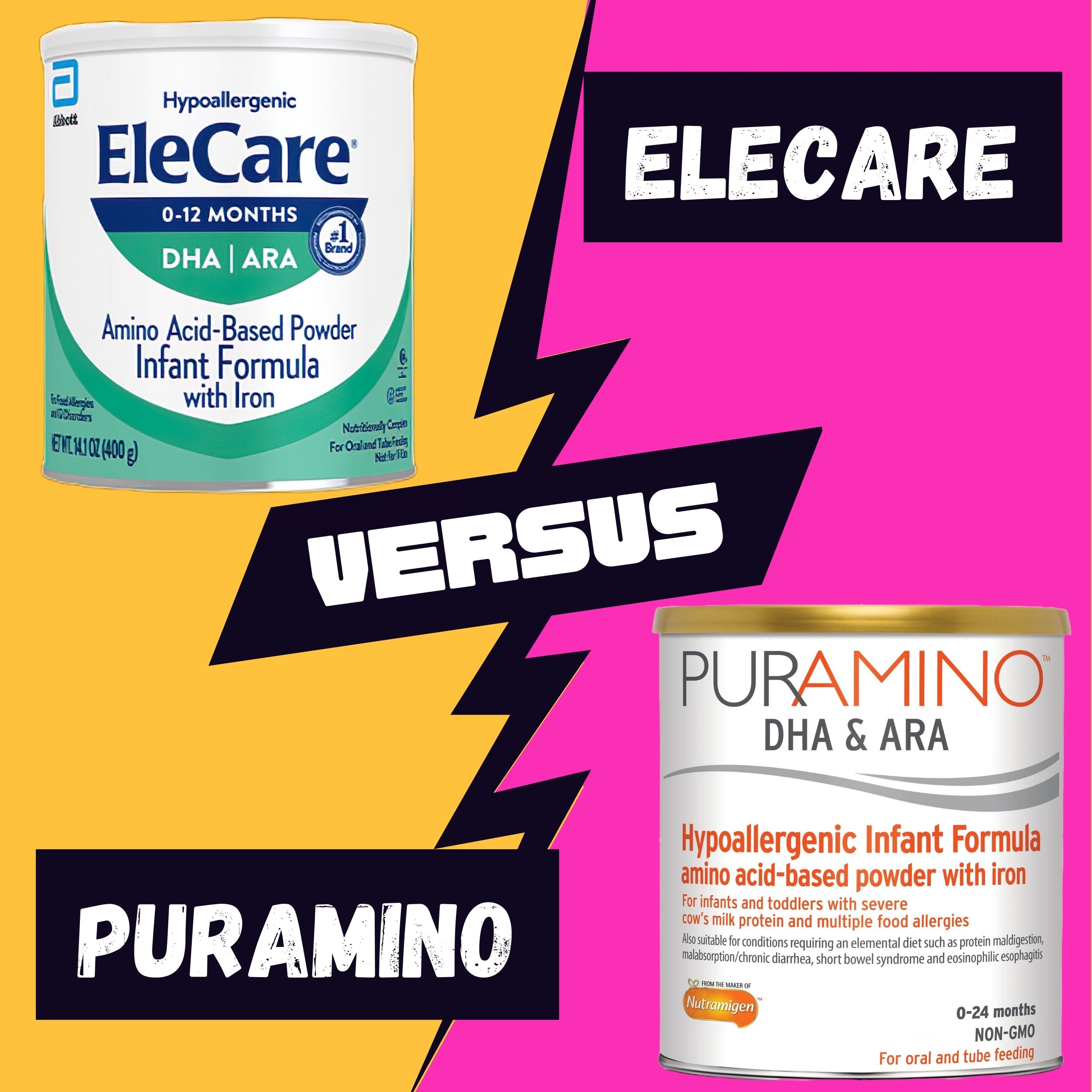 You are currently viewing EleCare Vs Puramino: Which One is Better For Your Baby?