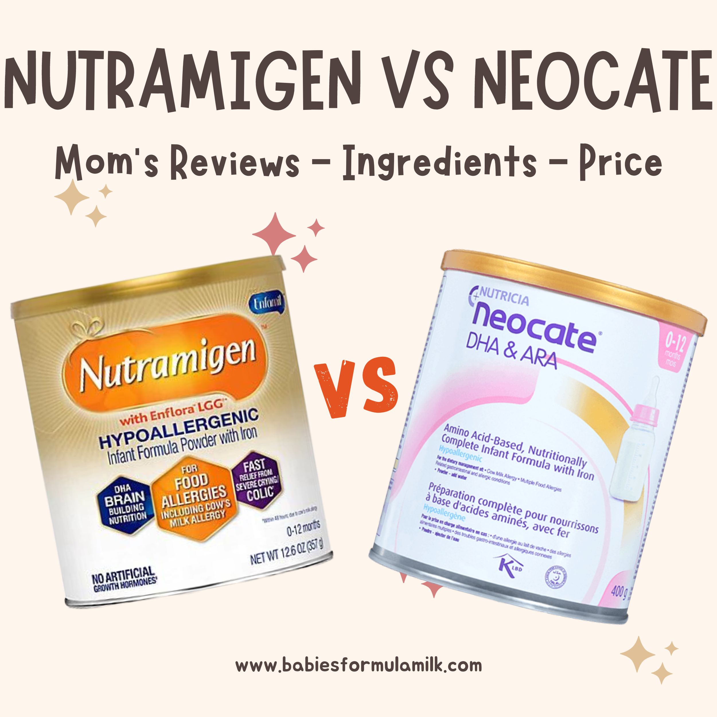 You are currently viewing Neocate Vs Nutramigen: Mom’s Reviews, Ingredients, and Prices