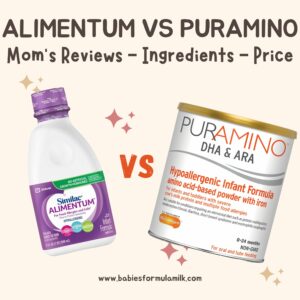 Read more about the article Alimentum RTF Vs Puramino: Mom’s Reviews – Ingredients – Prices