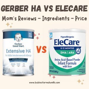 Read more about the article EleCare VS Gerber Extensive HA: What’s The Difference?