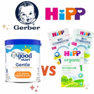 Read more about the article HiPP Combiotic VS Gerber Good Start Gentle: Which One to Choose?