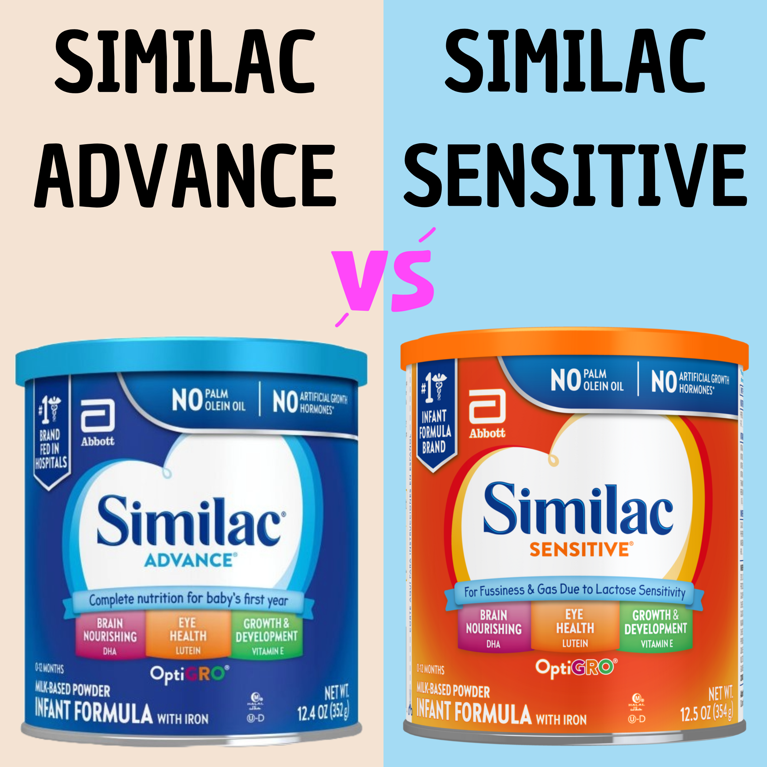 Read more about the article Similac Advance Vs. Similac Sensitive: Choosing the Right Formula
